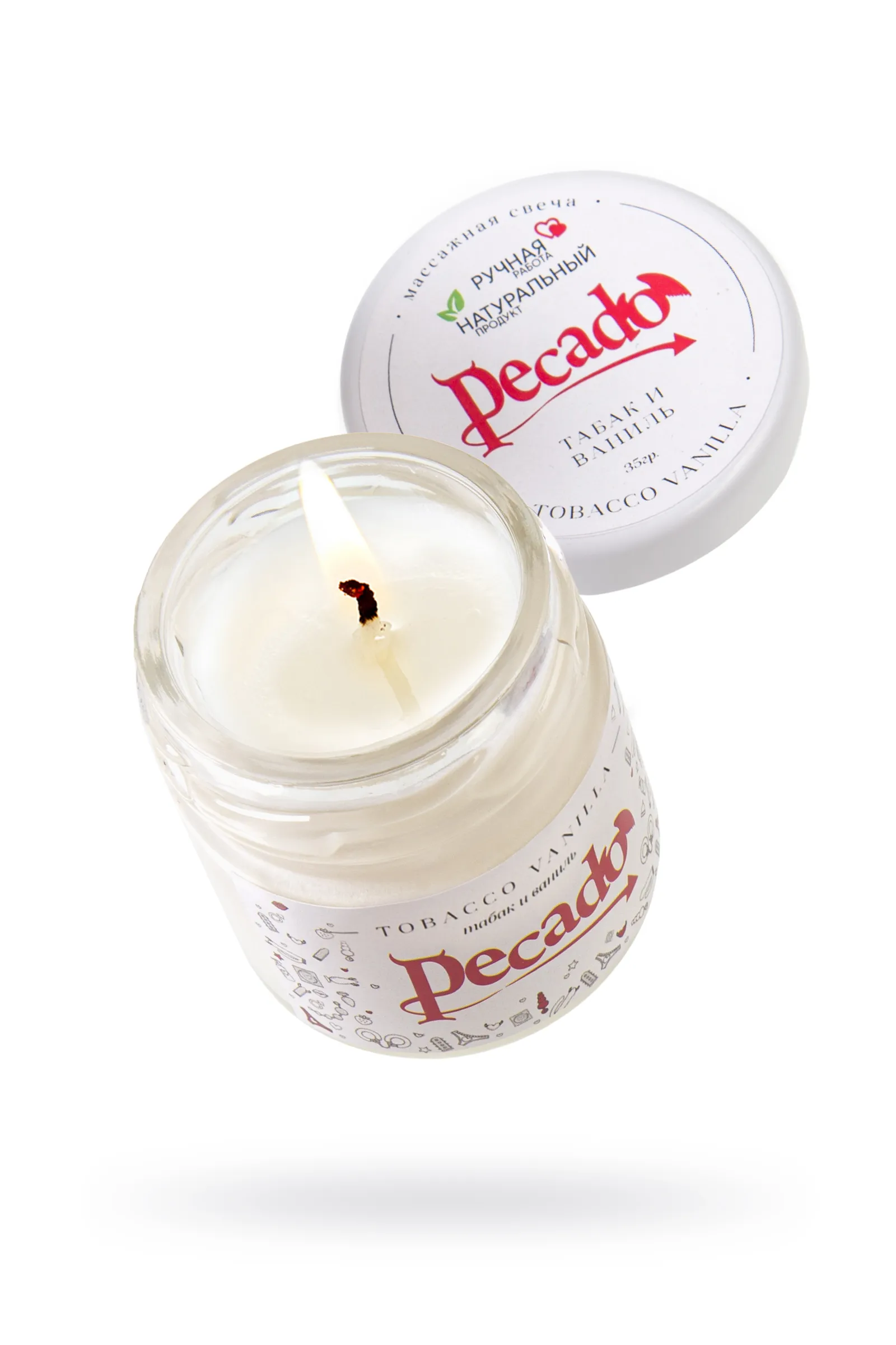 Массажная свеча Pecado BDSM «Tobacco Vanilla» 30 гр