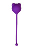Вагинальный шарик  TOYFA A-Toys TIGO,силикон, фиолетовый 12,4 см, Ø 2,7 см